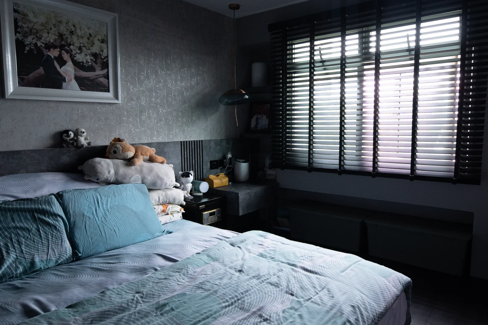 Modern blinds in a Singapore home